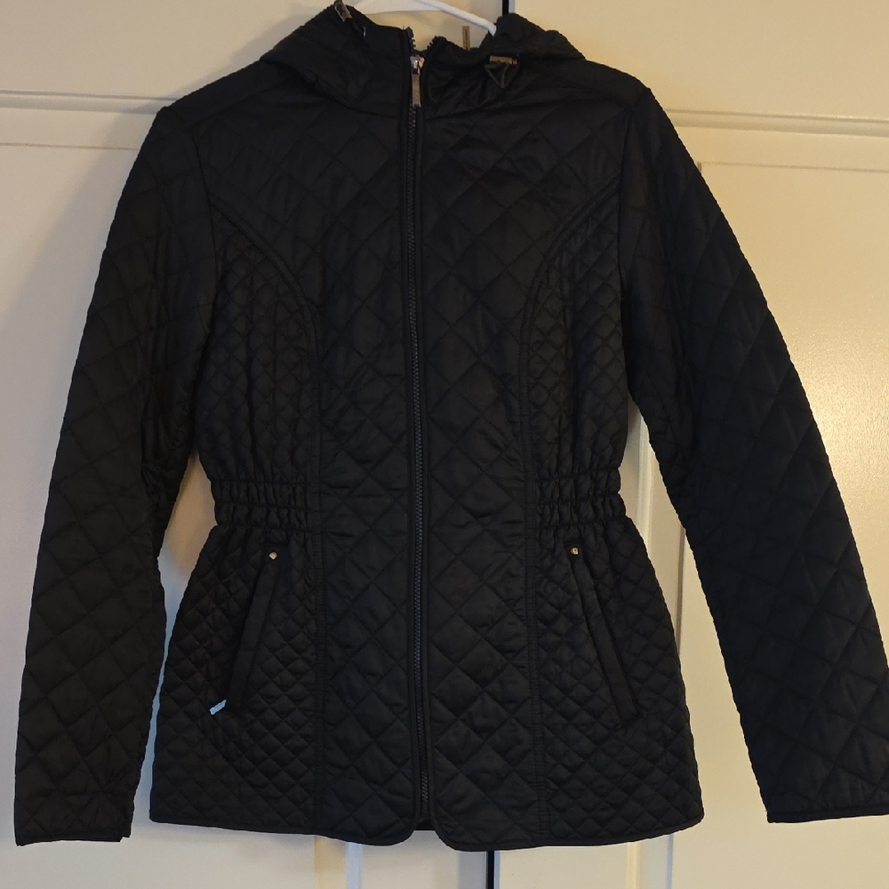 Laundry By Shelli Segal Quilted Black Puffer Jacket